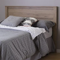 Tete de Lit Double Chêne Rustique