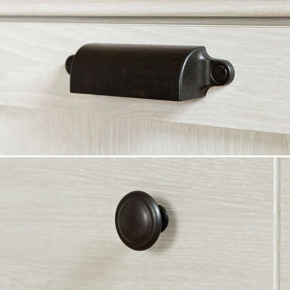Door Chest with 5 Drawers - Avilla Winter Oak