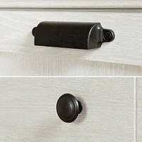 Door Chest with 5 Drawers - Avilla Winter Oak