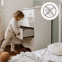 Reevo 4-Drawer Chest - Pure White