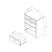 4-Drawer Chest - Ulysses Blueberry