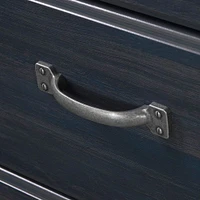 Ulysses Mates Twin Bed with 3 Storage Drawers - Blueberry