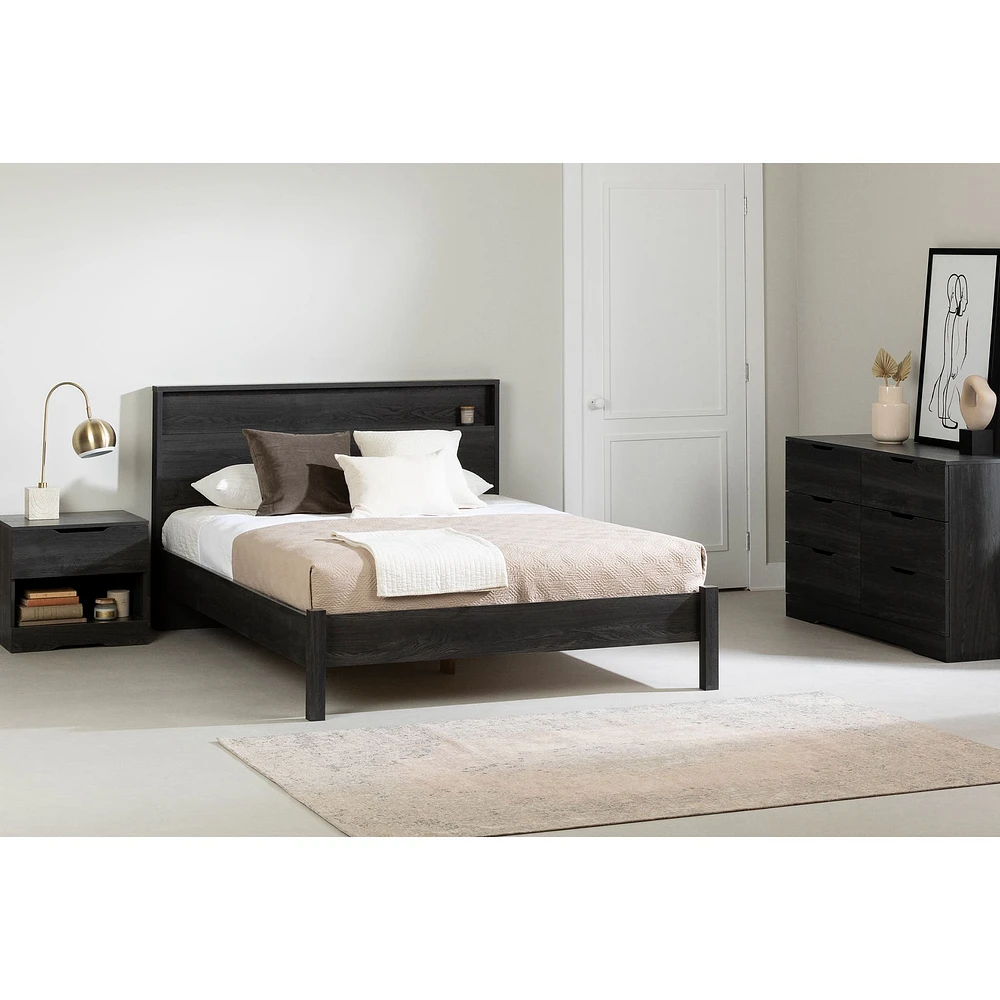 6-Drawer Double Dresser - Holland Gray Oak