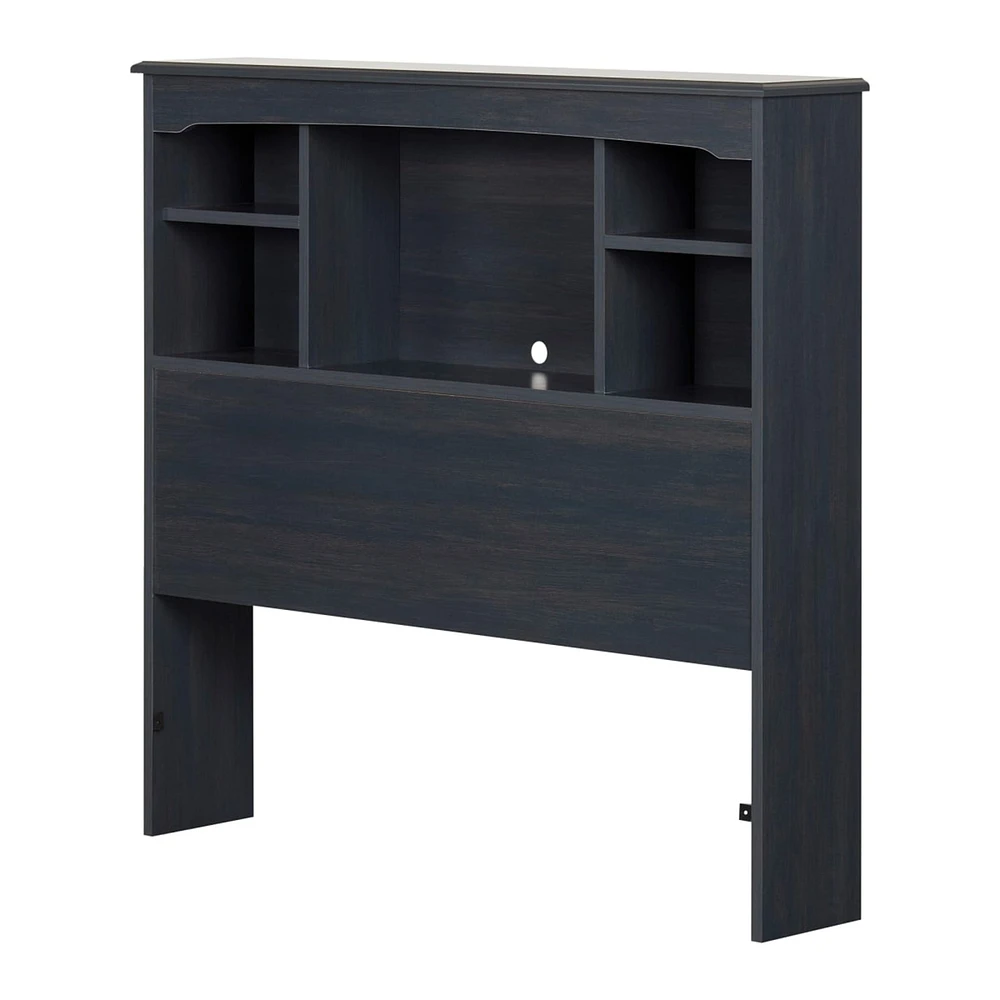 Bookcase Twin Headboard - Aviron Blueberry