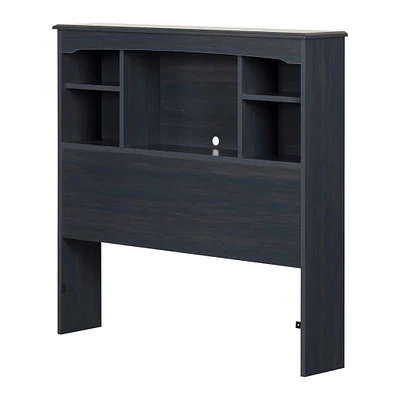 Bookcase Twin Headboard - Aviron Blueberry