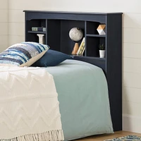 Bookcase Twin Headboard - Aviron Blueberry