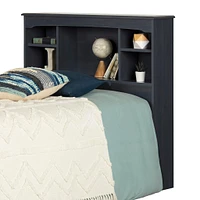 Bookcase Twin Headboard - Aviron Blueberry