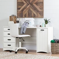 Table de Couture - Artwork Blanc Solide