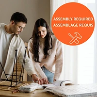 Ensemble Lit Simple Matelot avec tête de Lit bibliothèque - Reevo Blanc solide