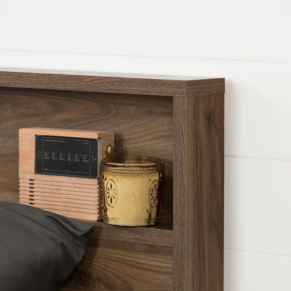 Double / Queen Headboard - Holland Natural Walnut