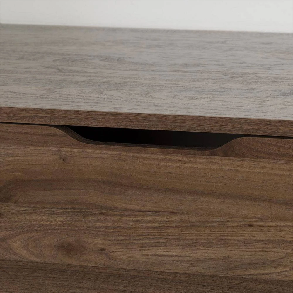 Commode 6 Tiroirs Holland - Noyer Naturel
