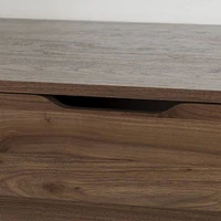 Commode 6 Tiroirs Holland - Noyer Naturel