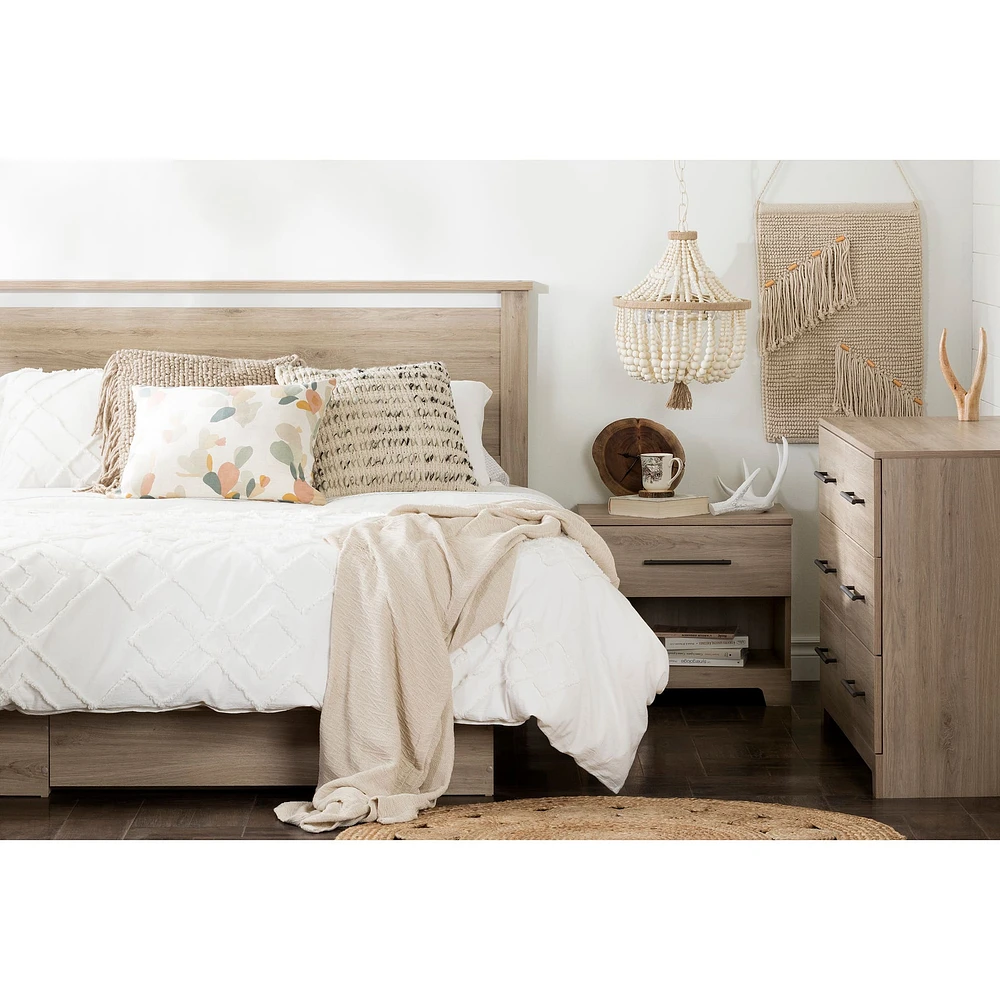 1-Drawer Nightstand - Primo Rustic Oak