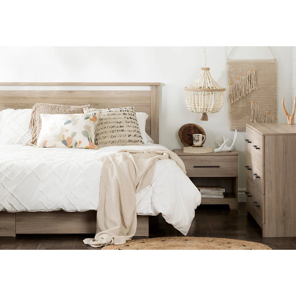 6-Drawer Double Dresser - Primo Rustic Oak