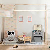 Sweedi House Bed for Twin Bed - Natural