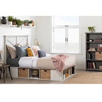 Storage Bed with Baskets - Avilla Winter Oak