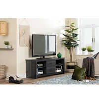 Fusion TV Stand with Drawers for TVs up to 60" - Gray Oak