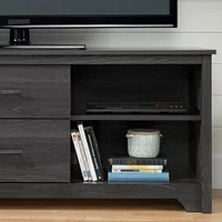 Fusion TV Stand with Drawers for TVs up to 60" - Gray Oak