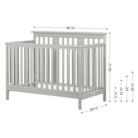 Cotton Candy Crib - Grey