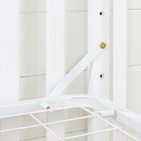 Couchette - hauteur de matelas ajustable avec barrière de transition - Little Smileys Blanc Solide