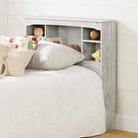 Tête de Lit Simple avec Bibliothèque - Aviron Pin Bord de Mer