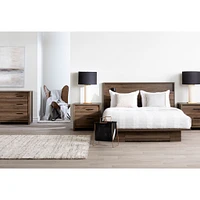 Commode Double 6 Tiroirs - Tao Noyer Naturel