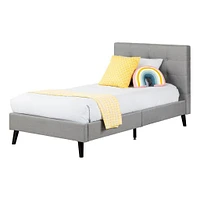 Twin Bed Fusion - Medium Grey