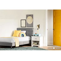 Twin Bed Fusion - Medium Grey