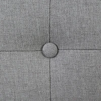 Lit Grand Complet Rembourré - Fusion Gris clair