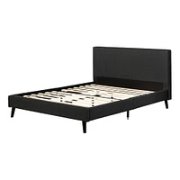 Complete Queen Upholstered Bed - Gravity Matte Charcoal