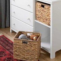 Commode 3 Tiroirs avec Paniers Cotton Candy - Blanc Solide