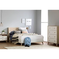 Yodi 5-Drawer Chest - Soft Elm and Pure White