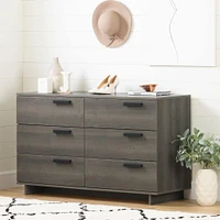 Commode double 6 tiroirs