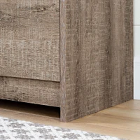 Commode Double 6 Tiroirs - Tassio Chêne vieilli