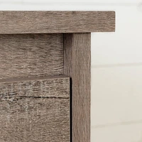 Commode Double 6 Tiroirs - Tassio Chêne vieilli