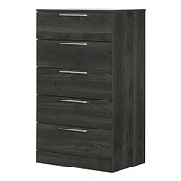 Commode 5 Tiroirs - Step One Essential Chêne gris