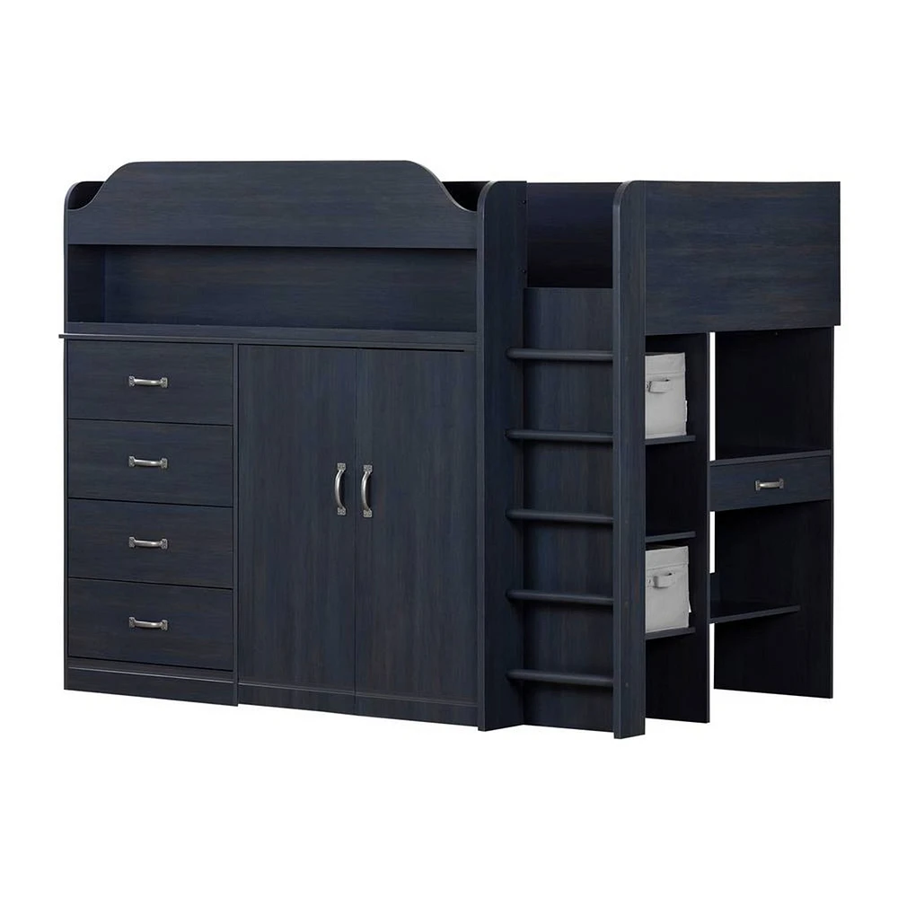 Lit Mezzanine avec Bureau Asten - Myrtille