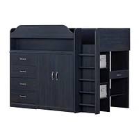 Lit Mezzanine avec Bureau Asten - Myrtille