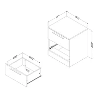 2-Drawer Nightstand