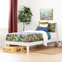 Twin Platform Bed - Vito Pure White