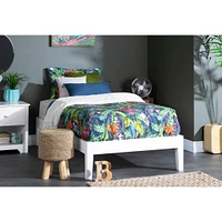 Twin Platform Bed - Vito Pure White