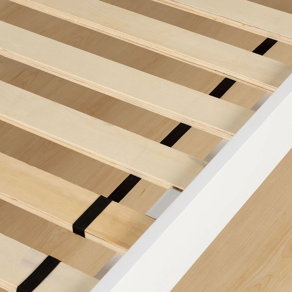 Twin Platform Bed - Vito Pure White