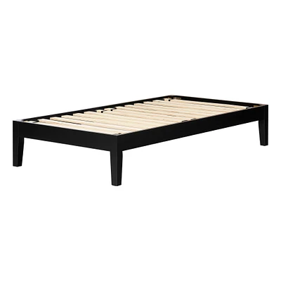 Base de Lit Simple - Vito Noir solide