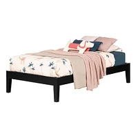 Base de Lit Simple - Vito Noir solide