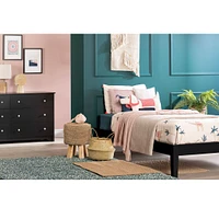 Base de Lit Simple - Vito Noir solide