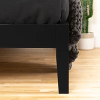Platform Double Bed - Vito Pure Black