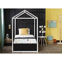 Sweedi House Bed for Twin Bed - White