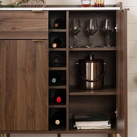 Hype Buffet - Walnut / Faux Marble