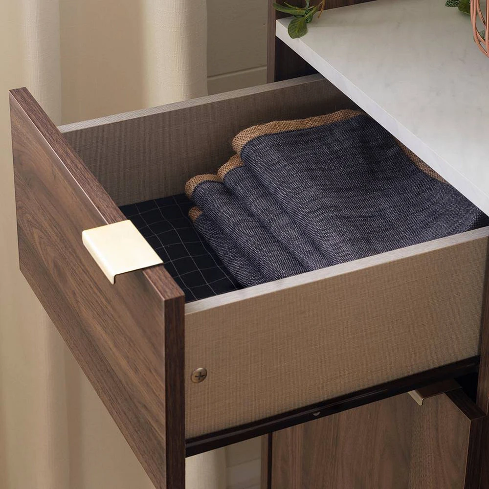 Hype Buffet - Walnut / Faux Marble