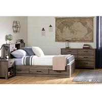 Commode 6 Tiroirs Asten - Chêne